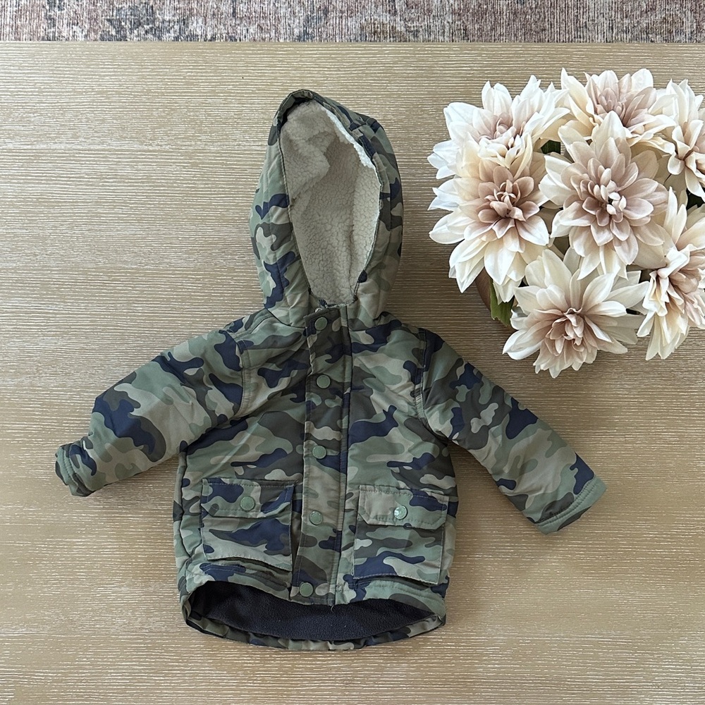 Camouflage Hooded Jacket